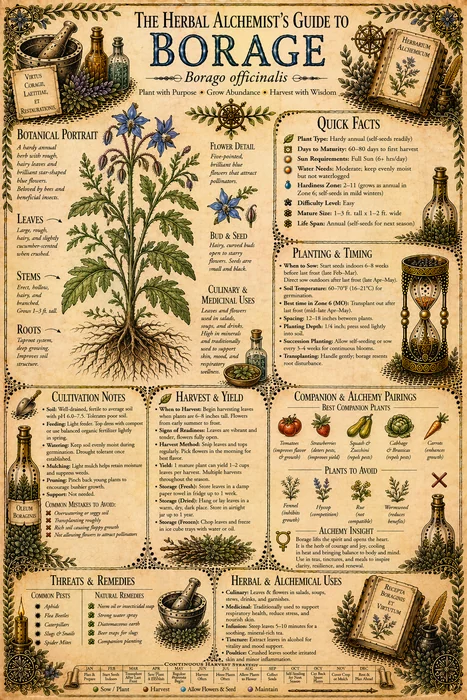 The Herbal Alchemist's Guide to Borage