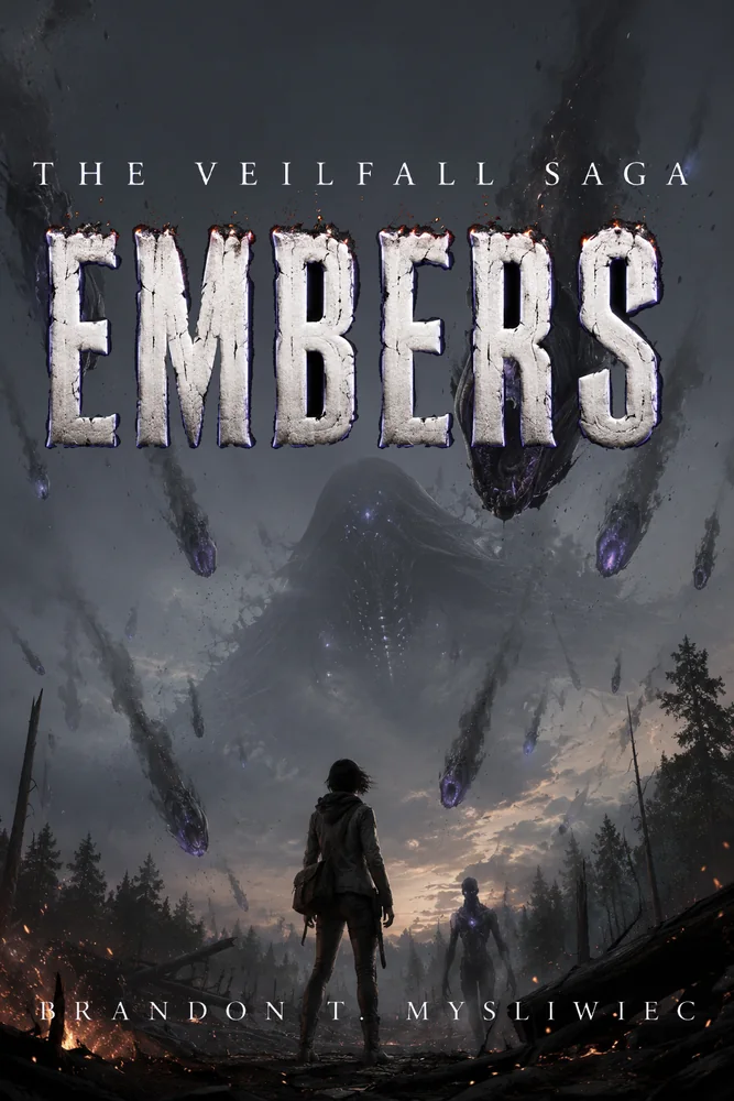 Cover of EMBERS, The Veilfall Saga Book One