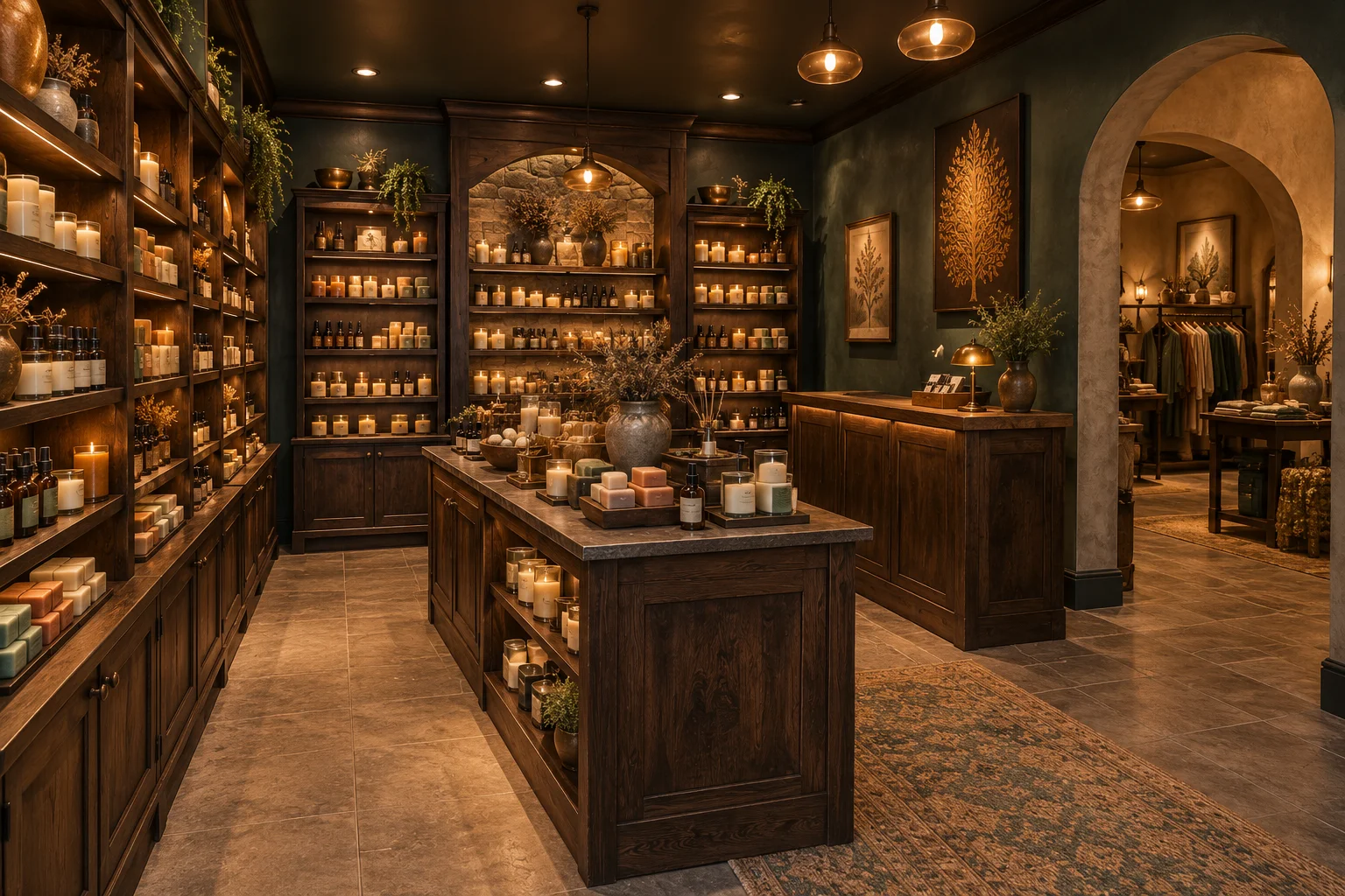 Realistic concept of The Emberglass Apothecary