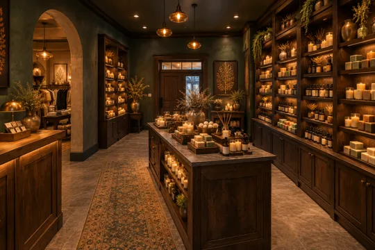 The Emberglass Apothecary concept: Reverse perspective