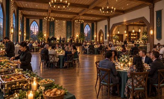 Catered events: illustrative venue concept