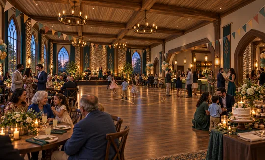 Celebrations & milestones: illustrative venue concept
