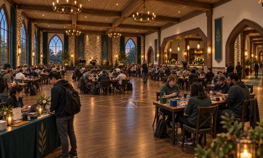Gaming tournaments: illustrative venue concept