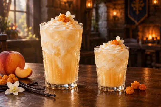 Cloudberry Cream: regular-size serving on the left and child-size serving on the right
