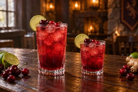 Ruby Gryphon: regular-size serving on the left and child-size serving on the right