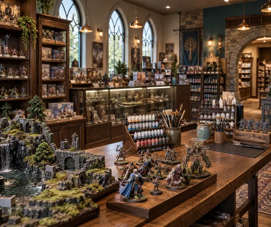 The miniature workshop: illustrative venue concept