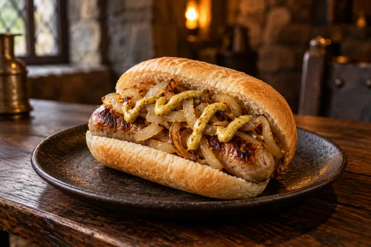 Dwarven Sausage Roll: illustrative menu concept