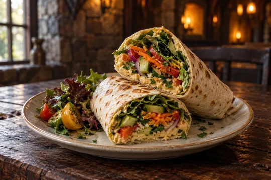 Elven Garden Wrap: illustrative menu concept