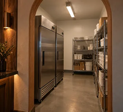 Freezer concept: Entrance-side perspective