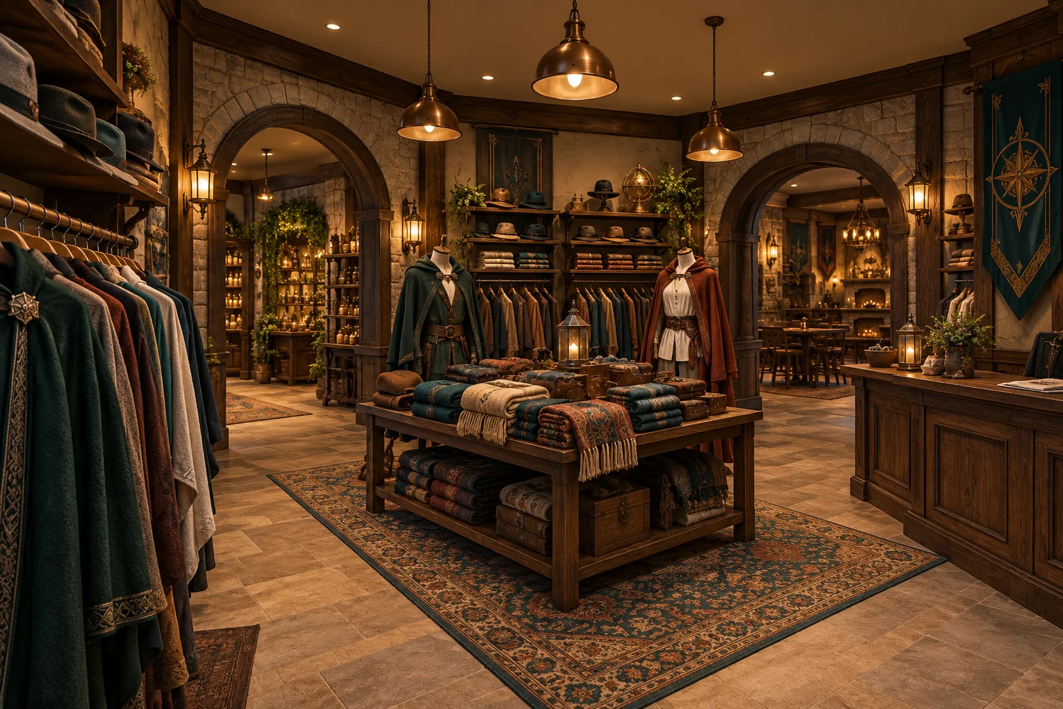Realistic concept of The Quartermasters Hearth