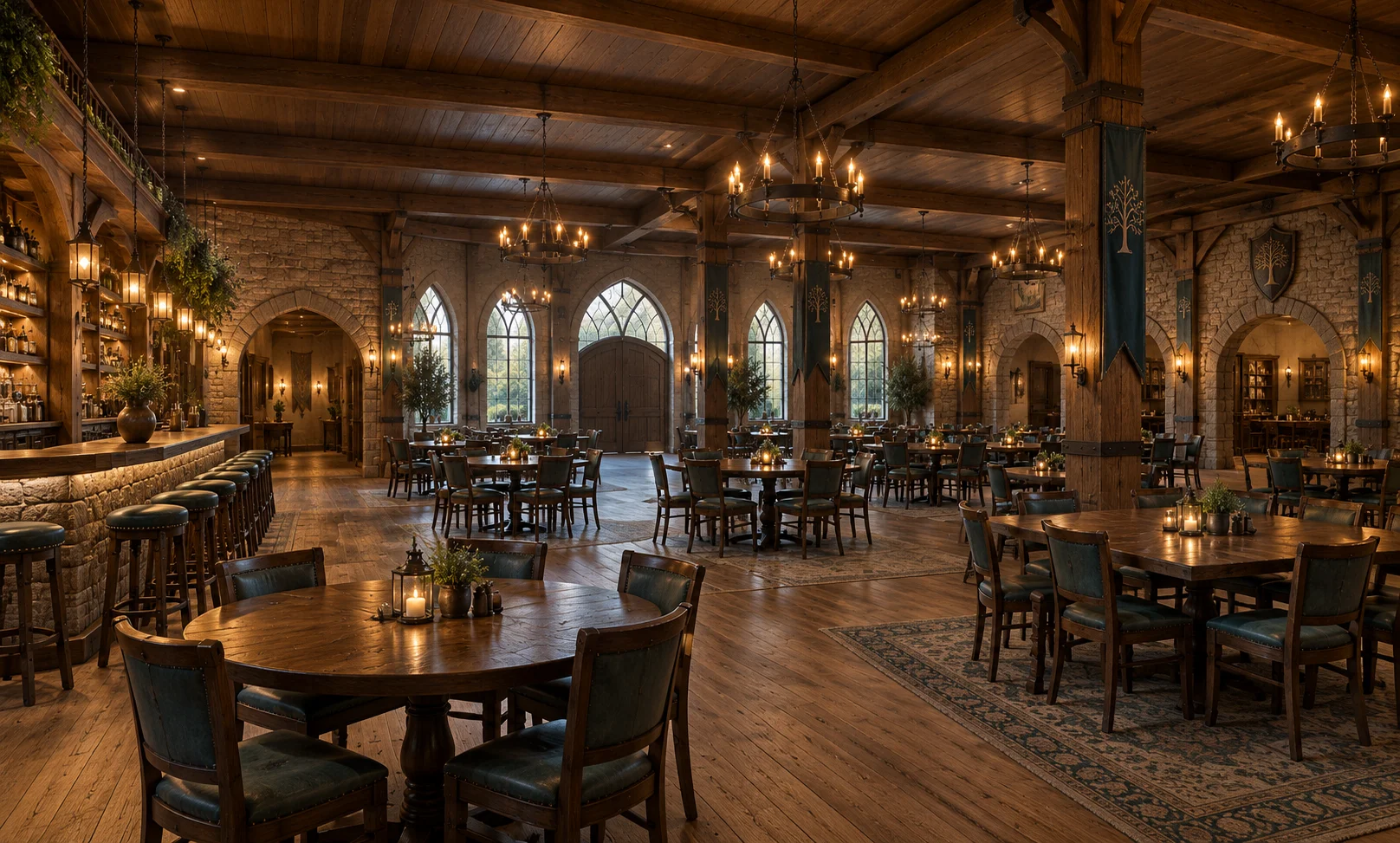 Realistic concept of The Emberhall Tavern