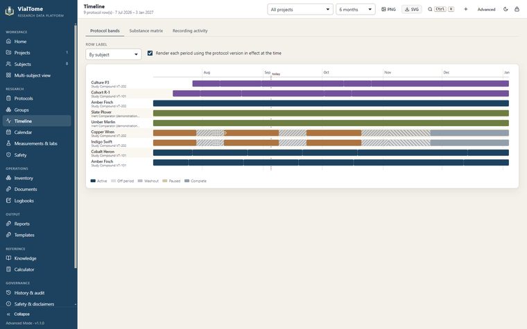 Project timeline